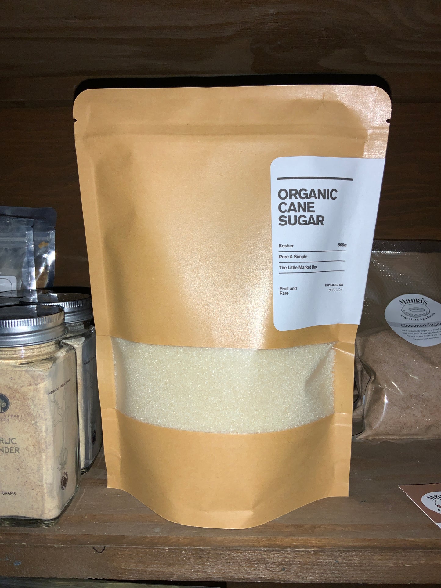 Fruit & Fare - Organic Cane Sugar 500g