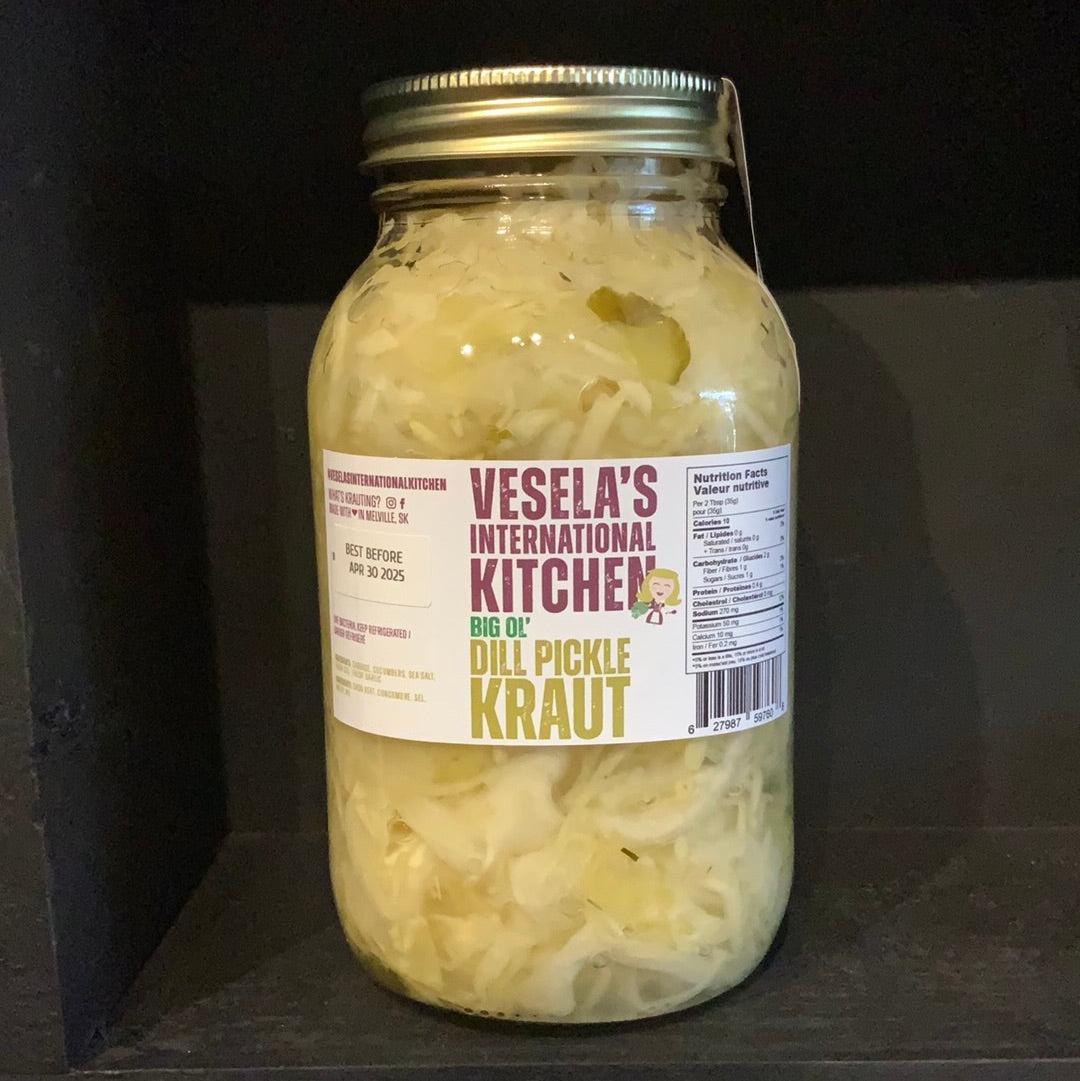 Vesela’s - Large Dill Pickle Kraut