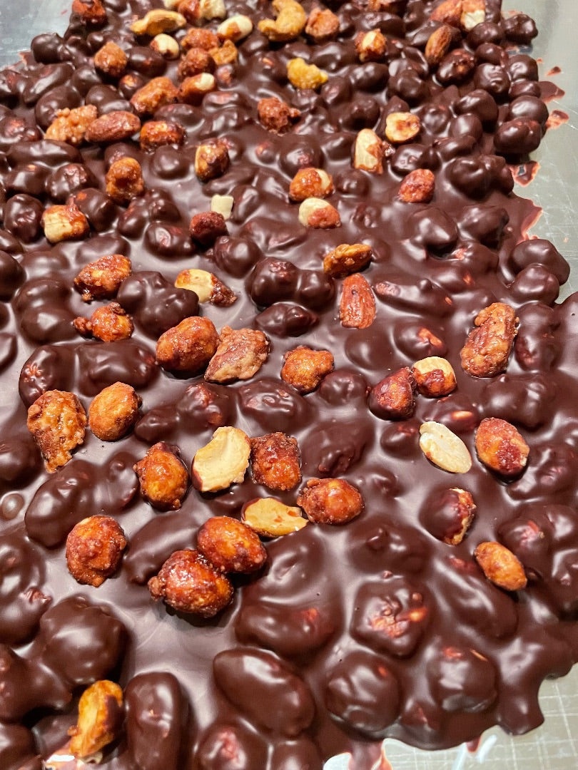 Candyma'am Sweets - Dark Chocolate Mayan Crunch Bark