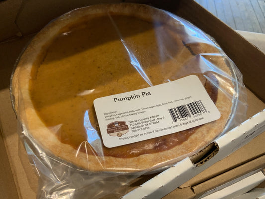 Donna's Country Kitchen - Pumpkin Pie