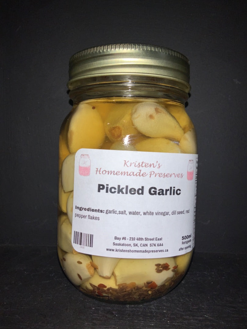 Kristen’s Preserves - Preserves - Pickled Garlic (500ml)