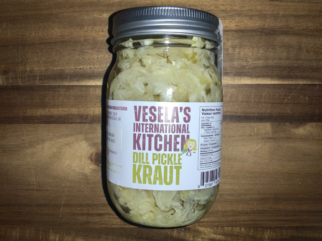 Vesela's International Kitchen - Small Dill Pickle Kraut