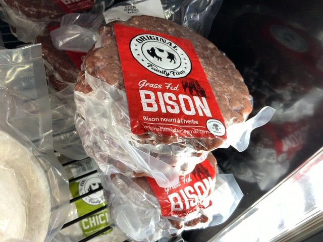 Original Family Farms - Bison Burgers (4x6oz)