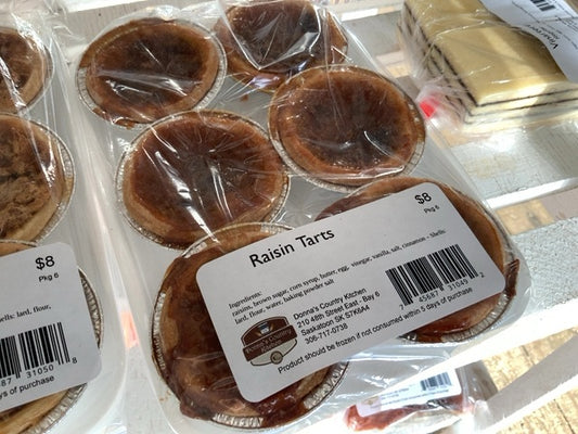 Donna's Country Kitchen - Raisin Tarts - 6/pkg