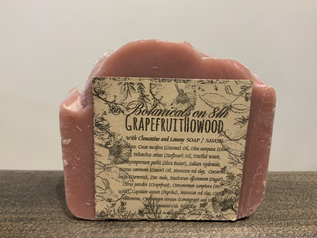 Botanicals On 8th - Bar Soap Set - GrapefruitHoWood