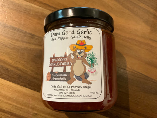 Dam Good Garlic - Garlic Pepper Jelly - Red Pepper