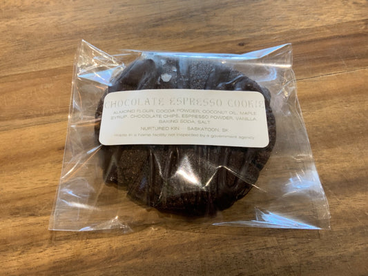 Nurtured Kin - Chocolate Espresso Cookie - Individual