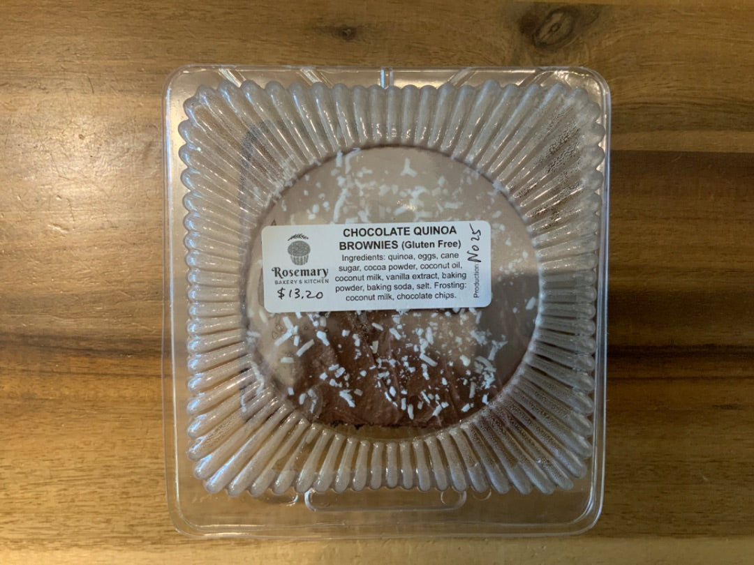 Rosemary’s Bakery - Chocolate Quinoa Brownies