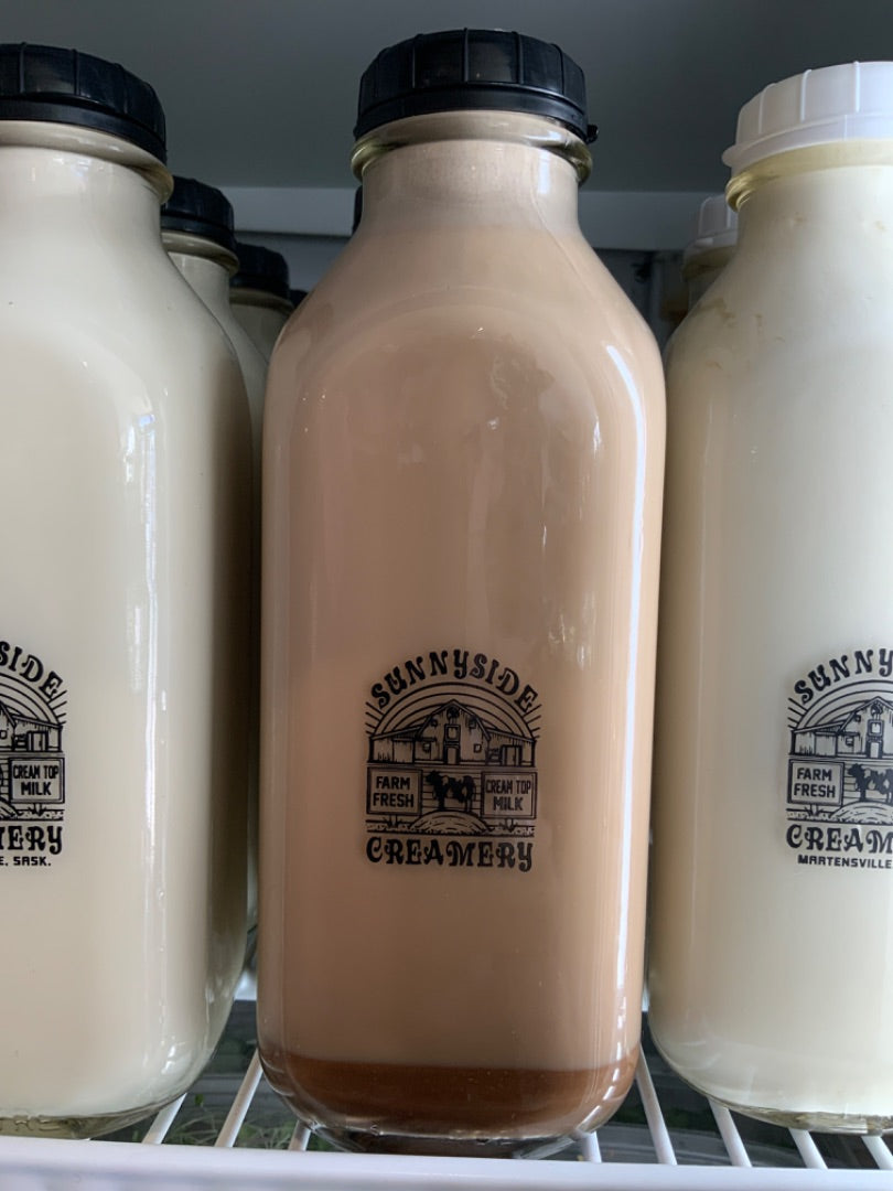 Sunnyside Dairy - Chocolate Milk 1L Glass Bottle