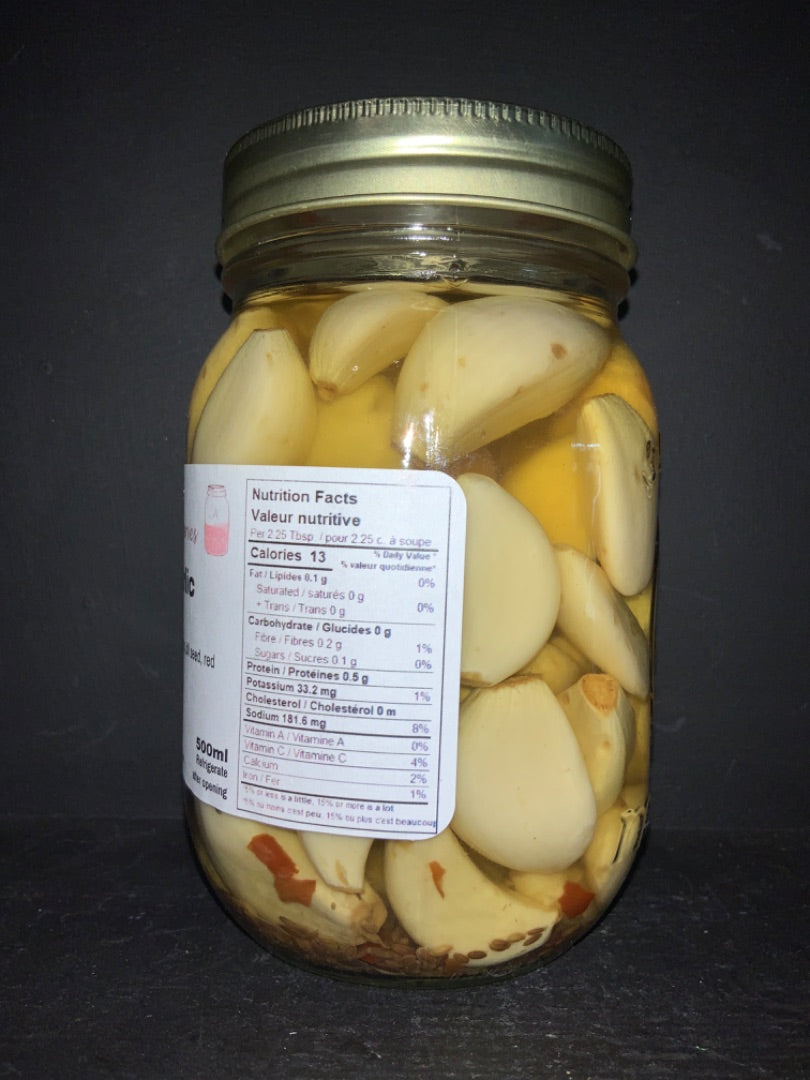 Kristen’s Preserves - Preserves - Pickled Garlic (500ml)