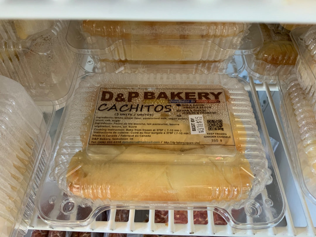 D&P Bakery - Cachitos - Ham & Bacon (Pack of 3)