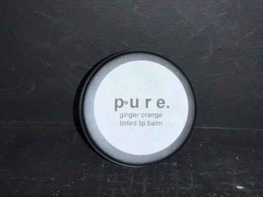 Pure Bath & Body - Tinted Lip Balm - Ginger Orange