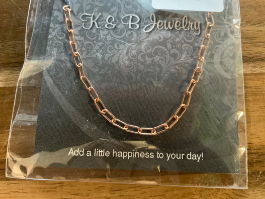 K&B Jewelry - Necklace - Rose Gold Filled Chain - NS041-RG