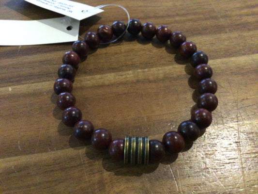 K&B Jewelry - Bracelet - Rosewood (Calming) - B525-SS