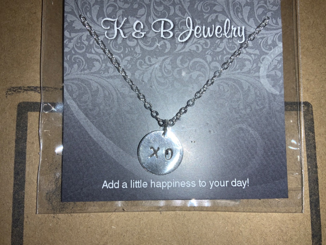 K&B Jewelry - Necklace - Sterling Silver XO Pendant - NS259-SS