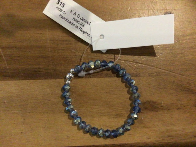 K&B Jewelry - Children’s Bracelet - Blue - B365-SS