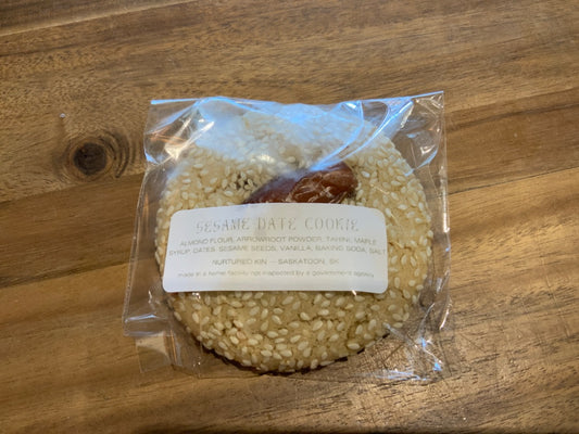 Nurtured Kin - Sesame Date Cookie - Individual