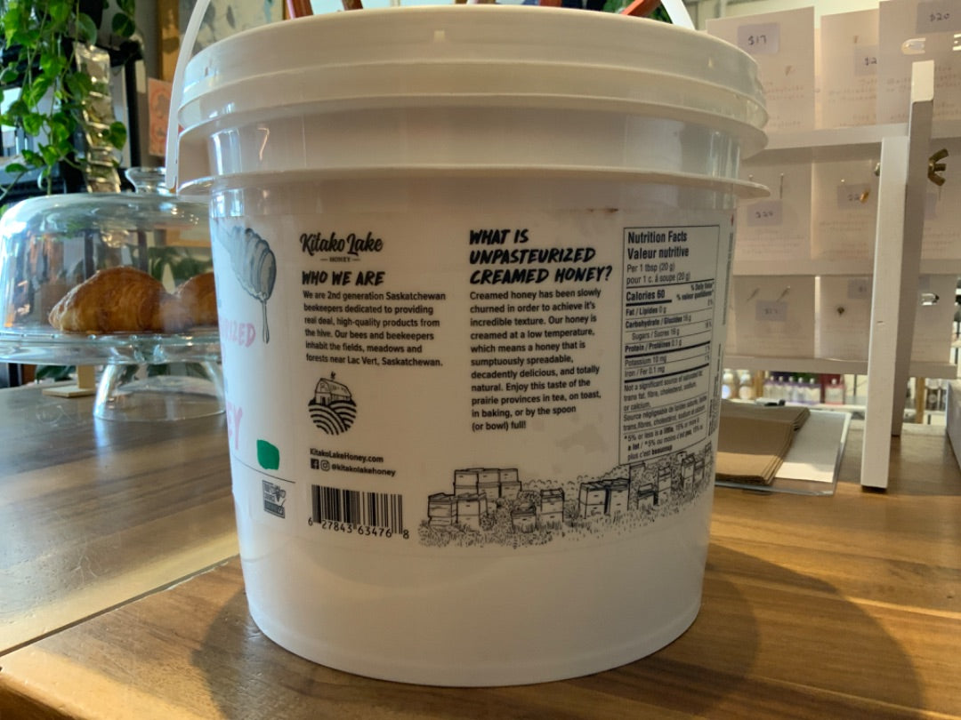 Kitako Lake Honey - Unpasteurized Creamed - 7kg Pail