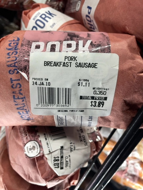 Original Family Farms- Pork Breakfast Sausage