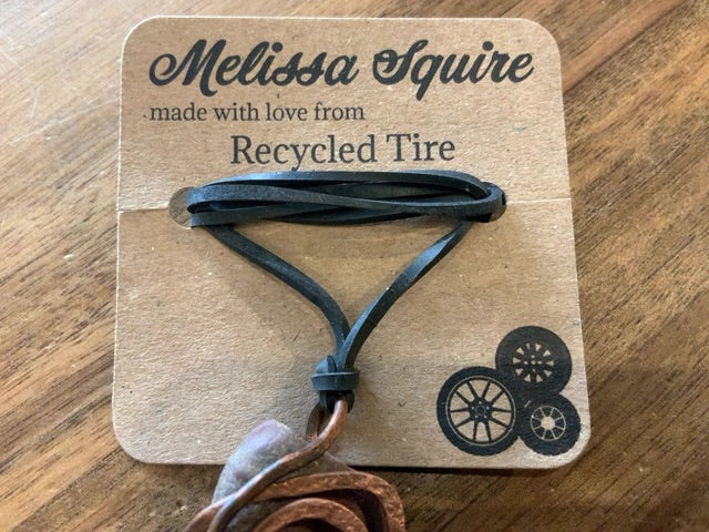 Melissa Squire Artisan - Recycled Tire Necklace 4