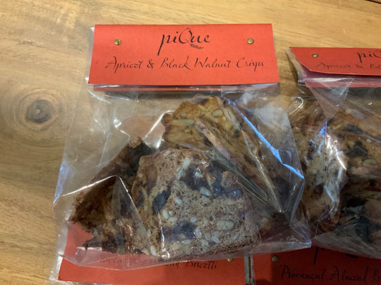 Pique - Apricot & Black Walnut Crisps