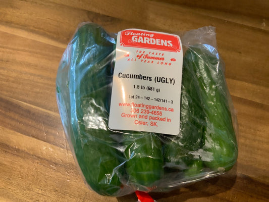 Floating Gardens - Cucumber 1.5lb  - (ugly)