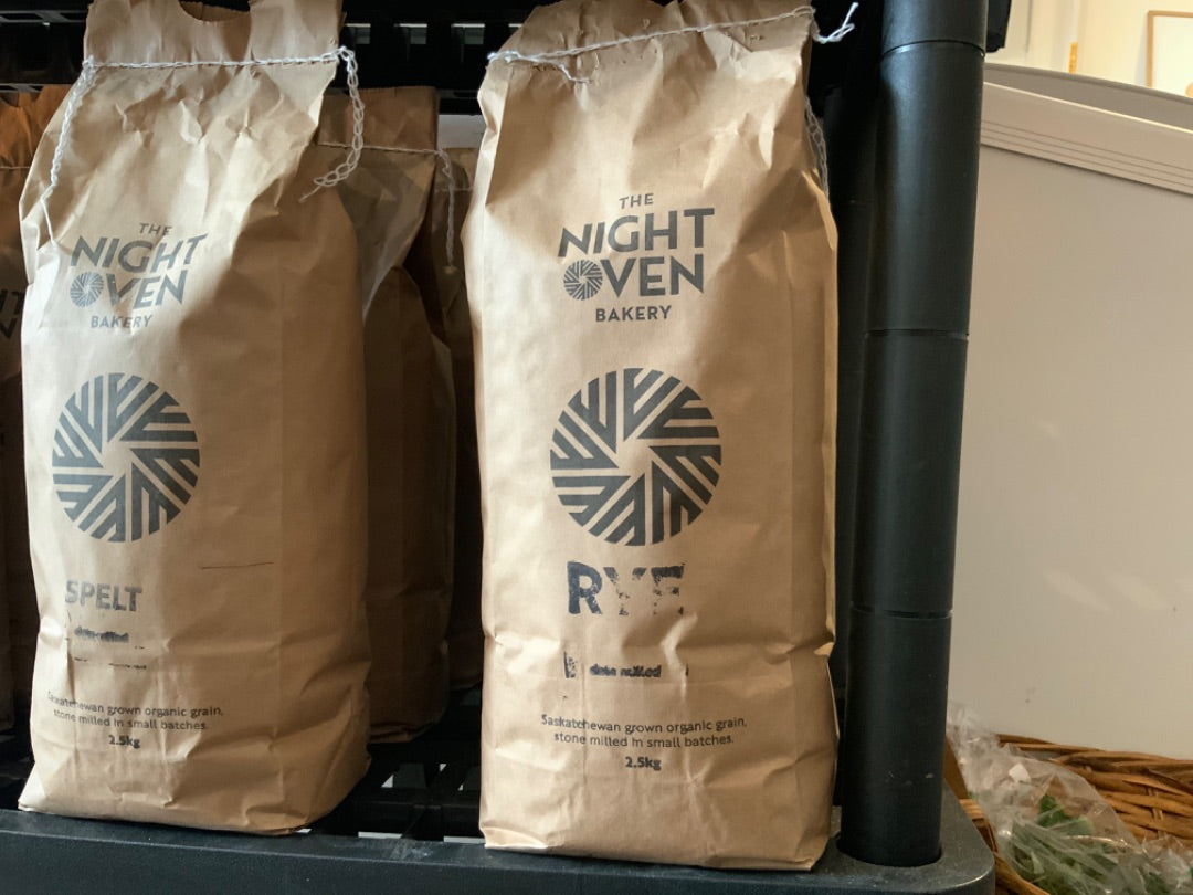 The Night Oven - Organic Stone Milled Flour - Rye