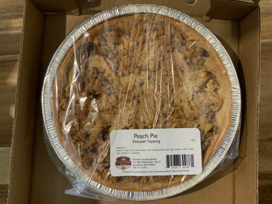 Donna’s Country Kitchen - Crumble Top Pie - Peach