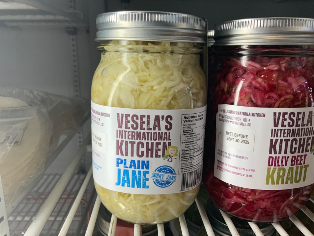 Vesela's International Kitchen Food - Small Plain Jane Kraut