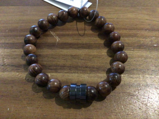 K&B Jewelry - Bracelet - Sandalwood (Tranquility) - B528-SS