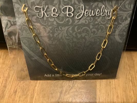 K&B Jewelry - Necklace - 14k Gold Filled Chain Necklace - NS057-GF