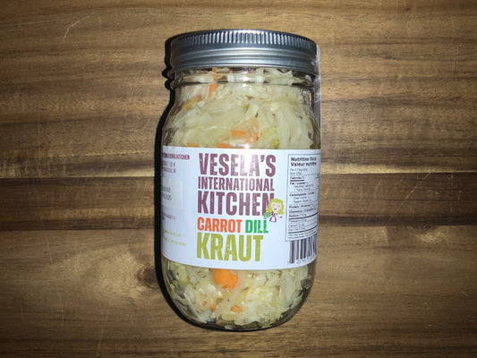 Vesela's International Kitchen - Small Carrot Dill Kraut