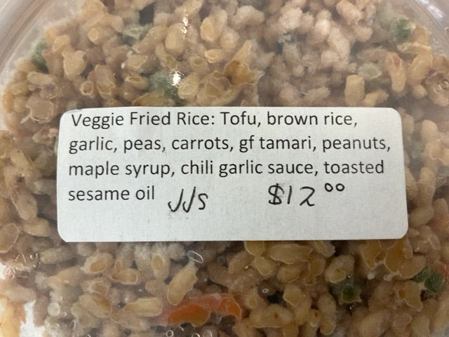 JJ's Vegan Cheese - Veggie Fried Rice