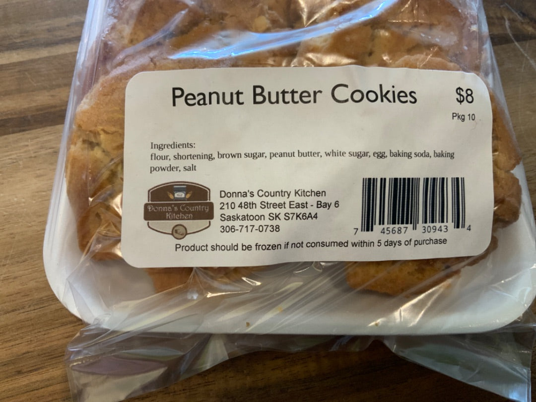 Donna's Country Kitchen - Peanut Butter Cookies