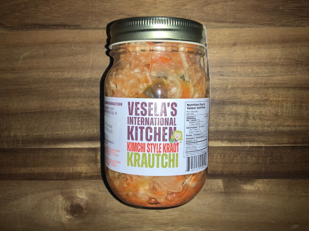 Vesela's International Kitchen - Small Kimchi Style Krauchi