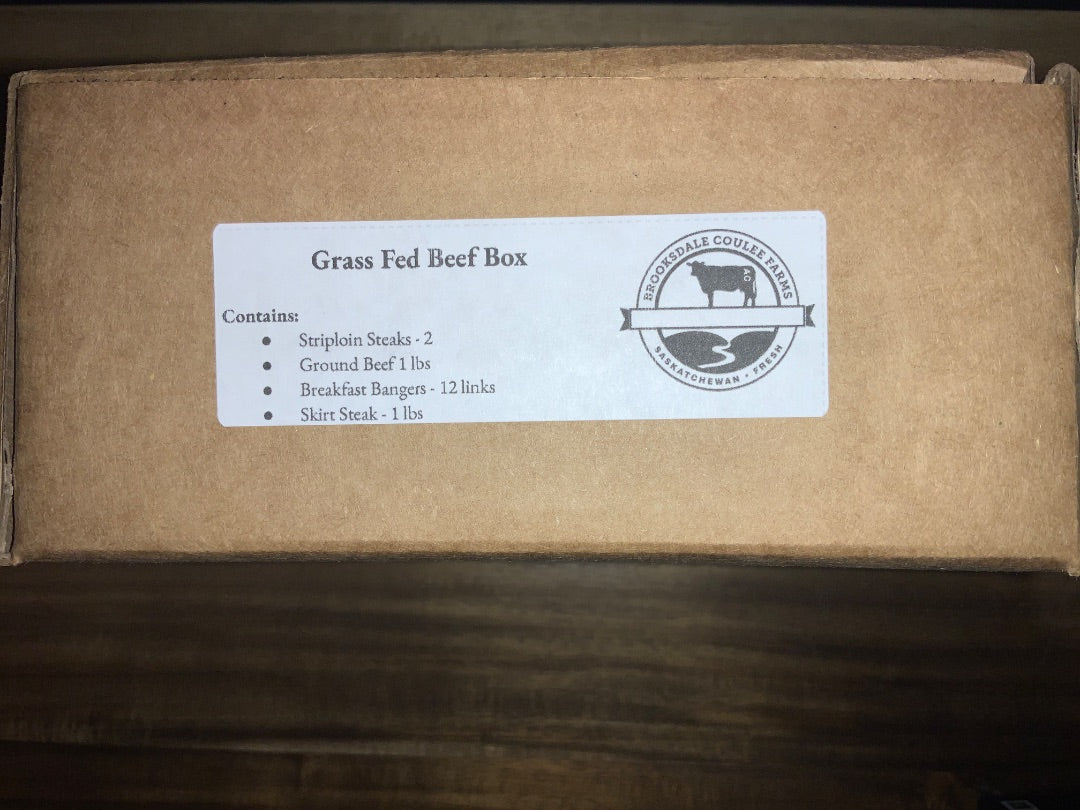 Brooksdale Coulee farms - Grassfed Beef Box Variety 2