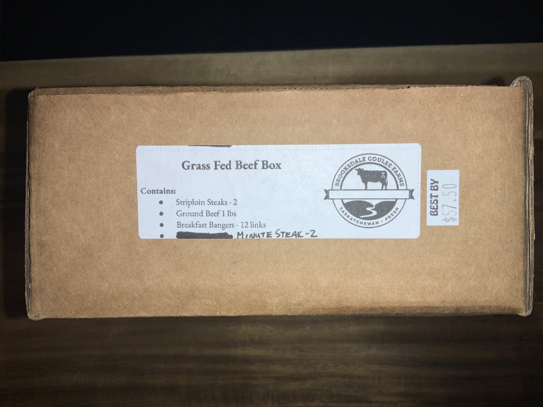 Brooksdale Coulee farms - Grassfed Beef Box Variety 1