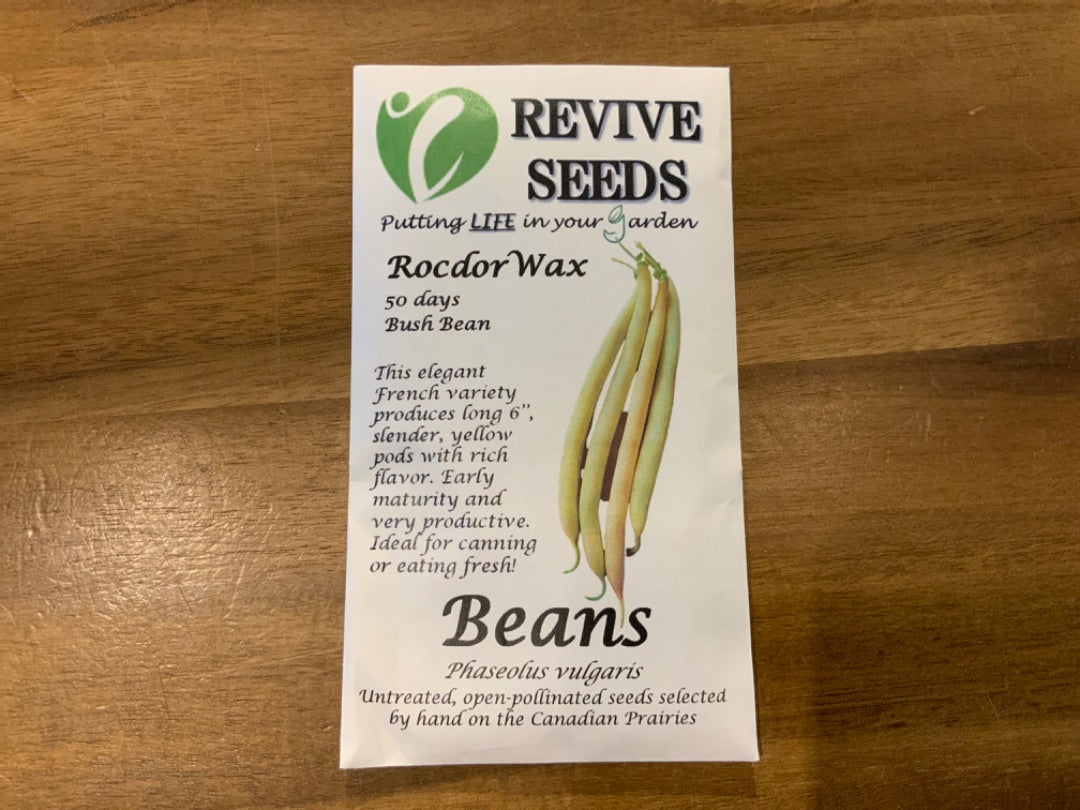 Revive Seeds - Beans - Rocdor Wax – The Little Market Box