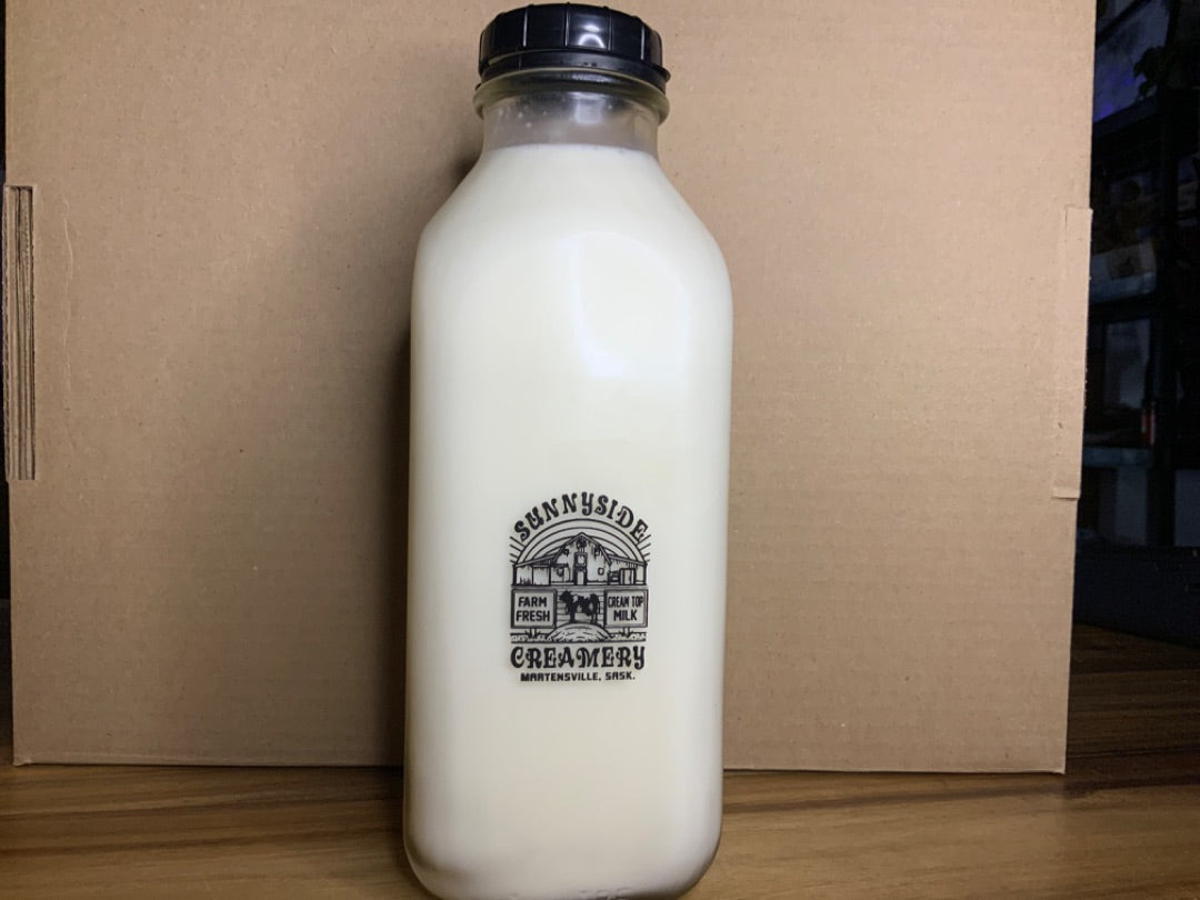 Sunnyside Dairy - Whole Milk 1L Glass Bottle